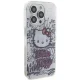 Hello Kitty iPhone 15 Pro Case IML Kitty On Bricks Graffiti, White
