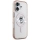 Karl Lagerfeld IML Choupette Sketch Logo MagSafe Case for iPhone 17, Pink