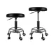 Adjustable Hairdresser Beauty Master Chair Beauty Salon and Spa Stool, Black