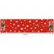 Christmas Table Runner with Gnomes 220x40cm Ruhhy 22483, Red