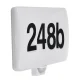 Maclean MCE466 W LED Facade Lamp with House Number, Motion & Twilight Sensor, 20W, IP65