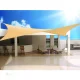 Greenblue GB505 Garden Sun Shade Sail, 5x5m, Cream