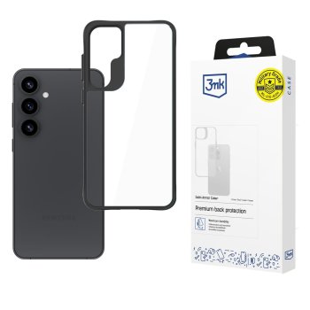 3mk Satin Armor Case+ for Samsung Galaxy S25+ Transparent