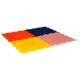Sensory Puzzle Mat for Foot Massage, 8 Pieces, Colorful