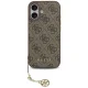 Guess iPhone 17 Case 4G Charms Collection MagSafe, Brown