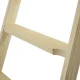 Hailo Master H80 Wooden Double Step Ladder 2x6 Steps, Brown