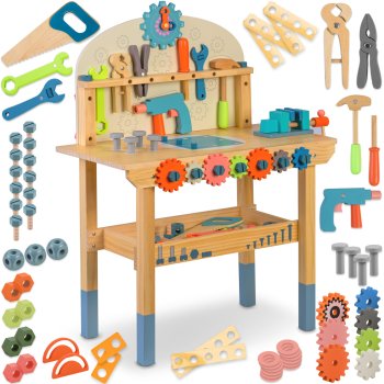Kids Wooden Workshop with Tools RK-876 Ricokids
