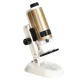 Kids Pocket Mini Microscope with LED Light and Accessories, 250x