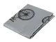 Waterproof Bicycle and Scooter Cover with Velcro 200x100 cm, silver