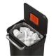 Joseph Joseph Titan 30L Waste Compactor Trash Can, Black
