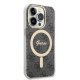 Apple iPhone 14 Pro 6.1\" Guess 4G Print MagSafe Case Cover (GUBPP14LH4EACSK) + Charger, Black
