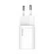 Baseus Super Si Quick Charger 1C 20W with USB-C to Lightning Cable 1m, White