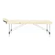Balance Folding Aluminum Massage Table, 2 Sections, Cream