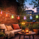 Forever Light SUNARI FLS-400 LED Solar Garland 4m 10 Bulbs Multicolor