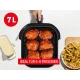 Tefal EY8328 Easy Fry Infrared Air Fryer, 7 L, 2020 W, Black/Silver