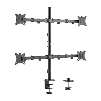 Hismart Quad-Monitor 17"-32" Desk Mount Black