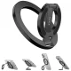 Double-Sided Magnetic Ring Stand Phone Holder SODI ST04 with MagSafe, Black