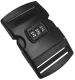Luggage Security Strap with Combination Lock and ID Tag, Blue