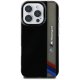 Чехол BMW Motorsport IML Vertical Stripe для iPhone 16 Pro Max - черный