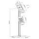 Maclean Floor Stand for iPad Pro 12.9\" (Gen 3), Black