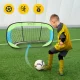 4Fizjo Pop-Up Football Goals Set for Kids, 2 pcs, Green/Blue