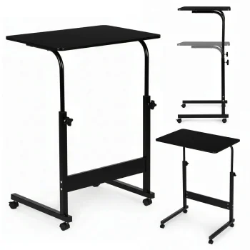 Modernhome Mobile Laptop Table, Black