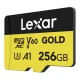 Lexar GOLD microSDXC 256GB UHS-II V60 Memory Card