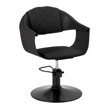 Hairdressing Chair Hair System Halo Noir, Black