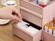 Cosmetic and Jewelry Organizer with 2 Drawers, Pink