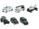 Police Airplane Transporter with 6 Cars