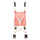 Ikonka Annabell Foldable Doll Stroller with Bag, Pink