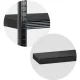 Humberg HR-851 Metal Storage Shelving Unit 180x90x40 cm, Black