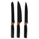 Kitchen Knife Set with Scissors and Stand (7 Pieces, Marble Design)