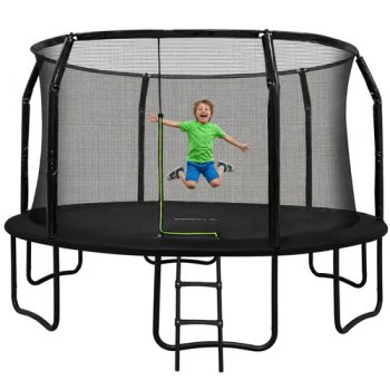 Trizand Garden Trampoline with Safety Net and Ladder, 366 cm, 150 kg
