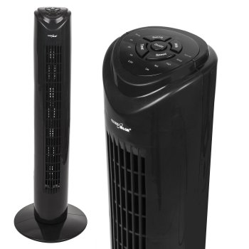 Greenblue GB645 Tower Fan 45W with Remote Control, 82cm, Black