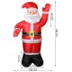 Ruhhy 00022624 Inflatable Santa Claus with LED Lighting, 180 cm