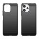 Xiaomi Redmi 12 / Poco M6 Pro 5G Carbon Flexible Cover TPU Case, Black