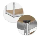 Humberg Heavy-Duty Metal Shelving Unit 183x90x45cm HR-700, silver