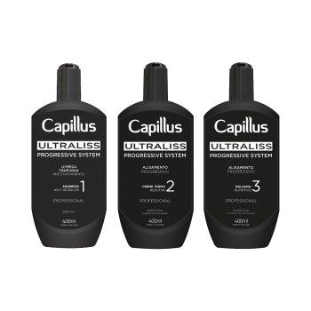 Activeshop Capillus Ultraliss Nanoplastia Hair Straightening Kit, 3x400 ml