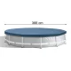 Intex 28031 Pool Cover for Frame Pools 366 cm