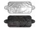 Double-Sided Sun and Frost Windshield Cover, 190x70 cm