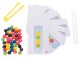 Montessori Educational Game Colorful Balls, 66 pcs