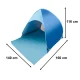 Self-deploying Beach Tent POP-UP XXL with UV Protection