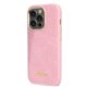Guess Croco Collection Case for iPhone 14 Pro - Pink
