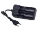 Double Battery Charger for 18650, 26650, 14500, 16340, 32650