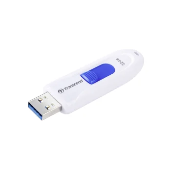 Transcend JetFlash 790 USB Flash Drive, 32 GB, USB 3.1 Gen 1, White