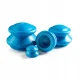 4Fizjo PRO+ Rubber Chinese Cupping Massage Set, 4 pcs, Blue