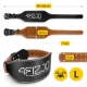 4FIZJO Leather Weightlifting Belt L, Black