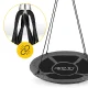 4FIZJO Children\'s Nest Swing XL 110 cm, Grey