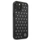 Mercedes iPhone 13 mini Case Silver Stars Pattern, Black